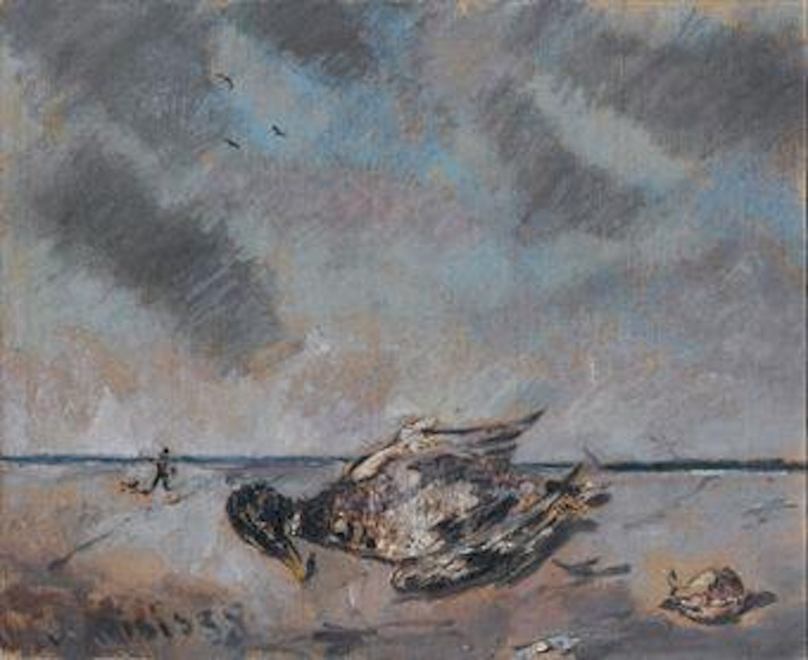 Natura morta con anatra by Filippo de Pisis