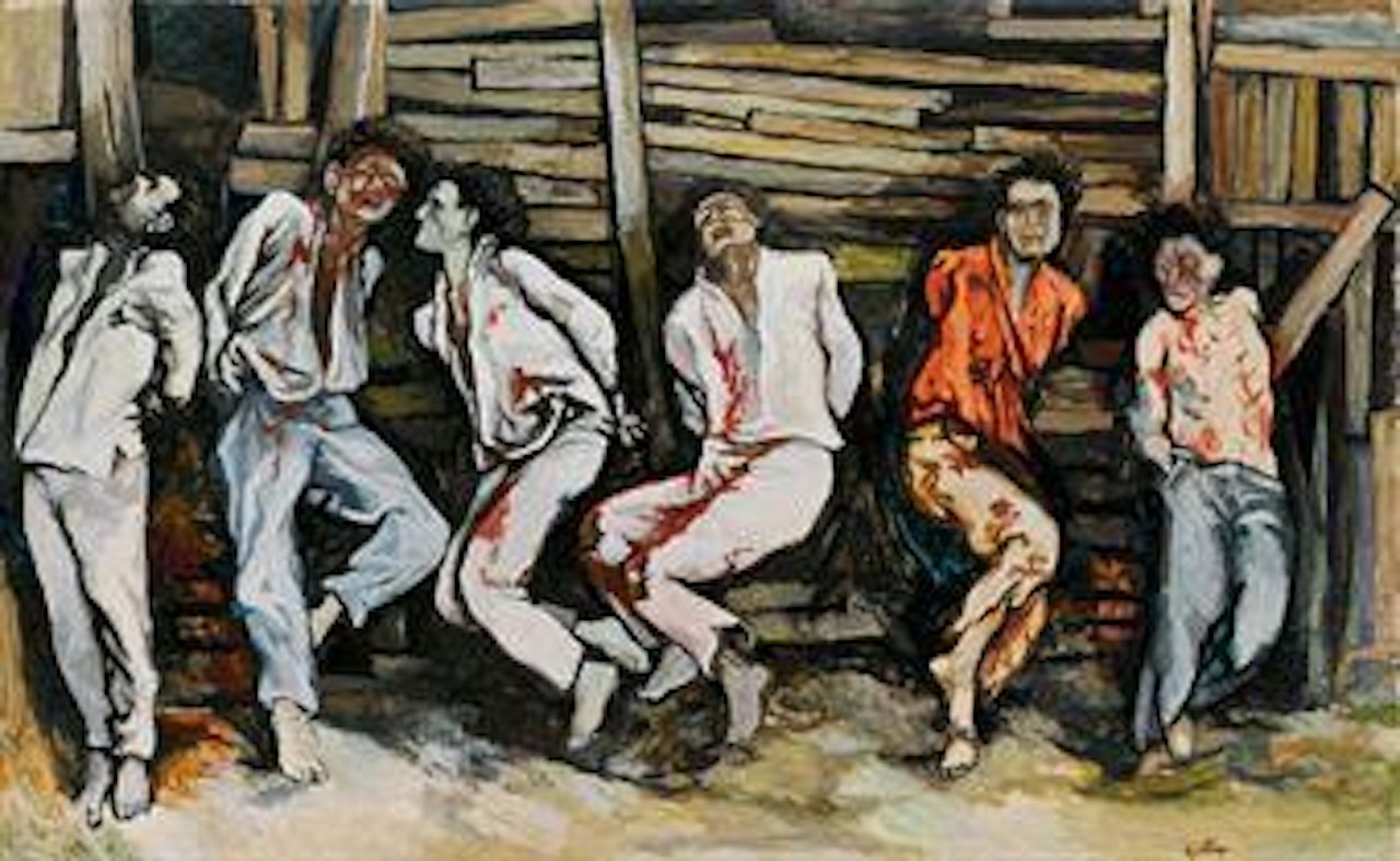 Episodio della Guerra Civile in Russia by Renato Guttuso