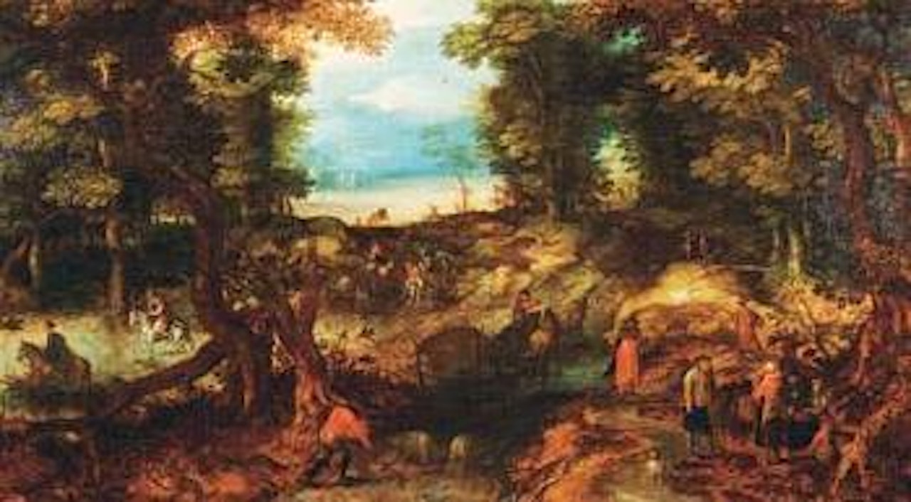 Sous-bois anime by Adriaen van Stalbemt