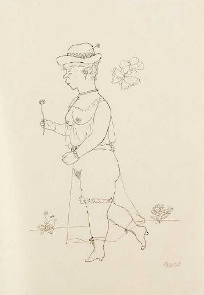 Ein Madchen aus Leipzig by George Grosz