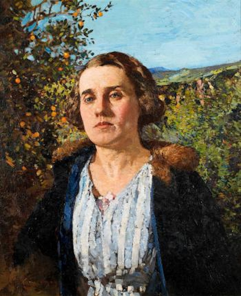 Portrait of a lady by Robert Gwelo Goodman