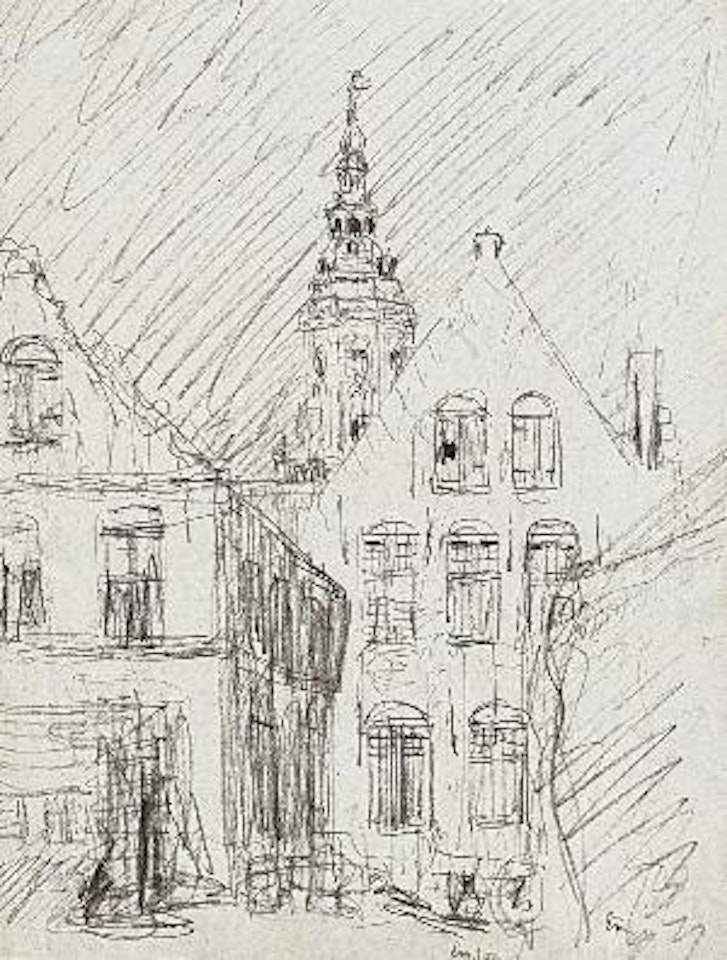 Zicht te Veurne by James Ensor