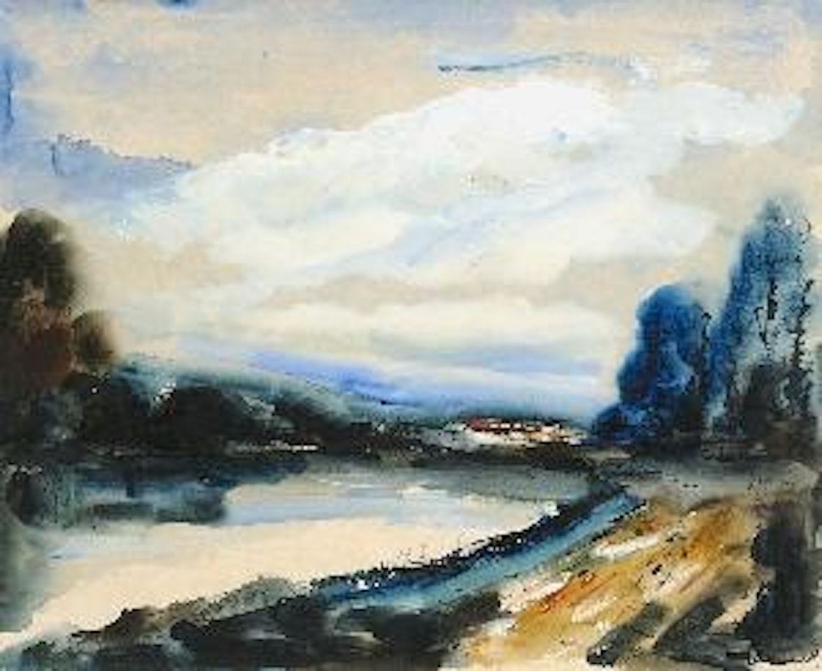 Bord de riviére by Maurice de Vlaminck