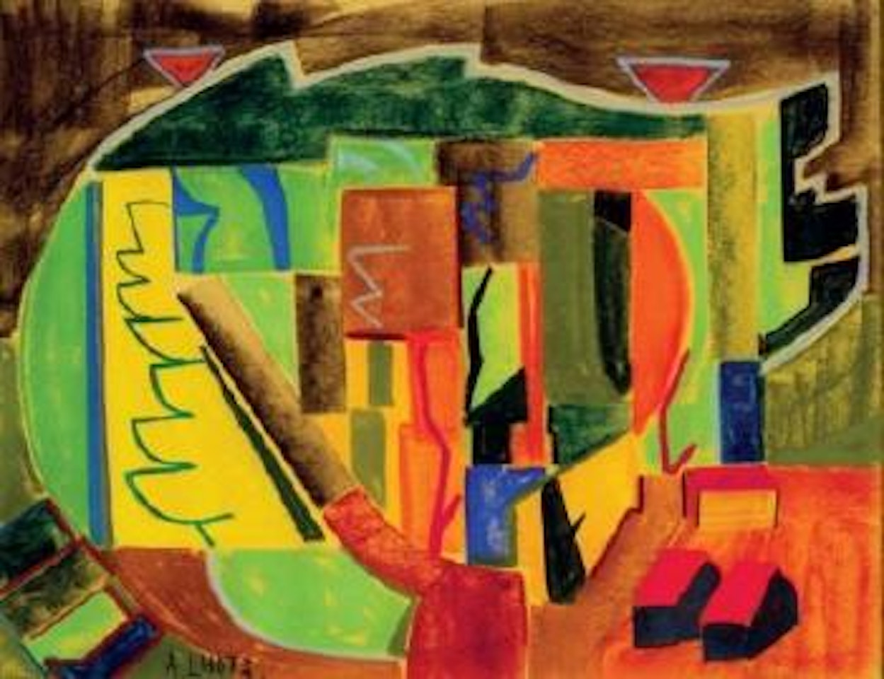 Composition paysage by André Lhote