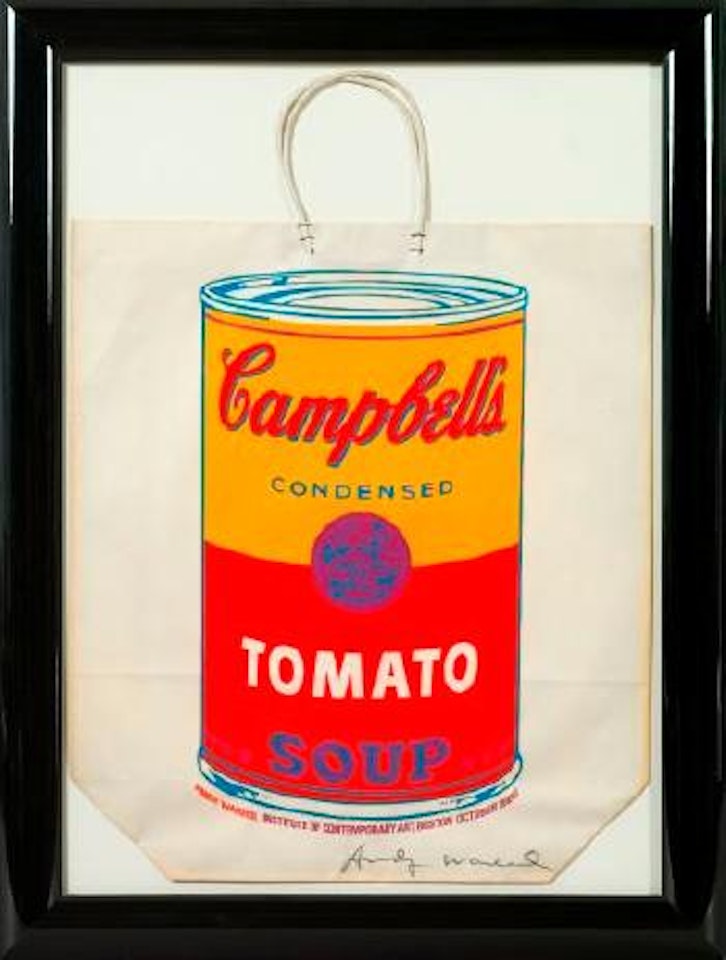 Campbell's soup can (Tomato) by Andy Warhol