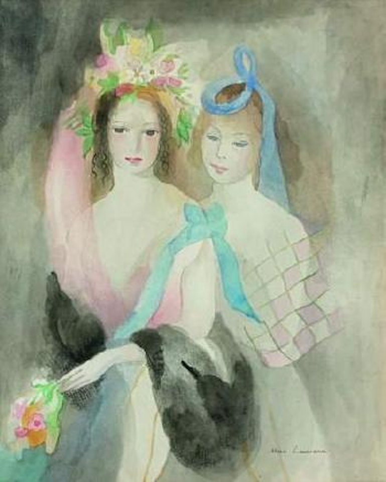 Deux jeunes filles by Marie Laurencin