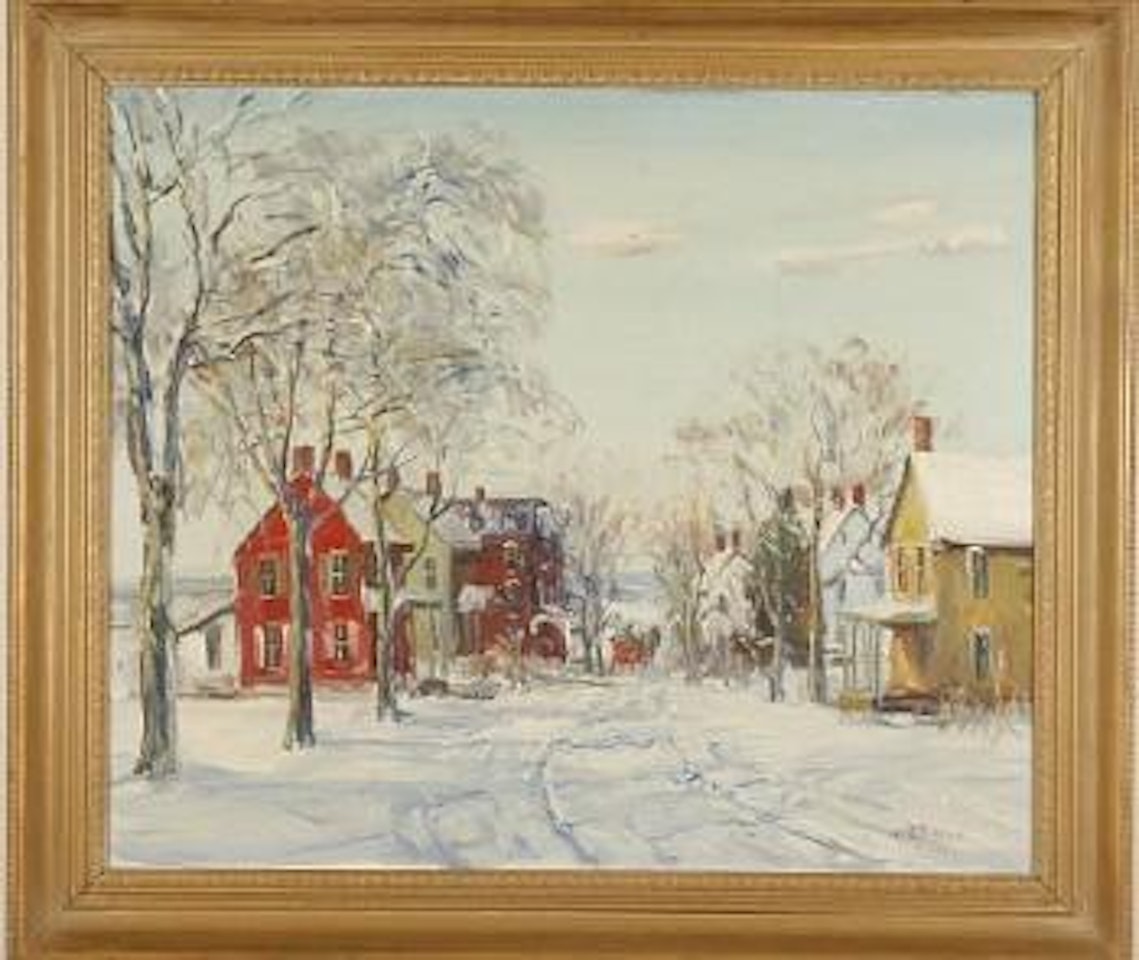 Milford square by Walter Emerson Baum