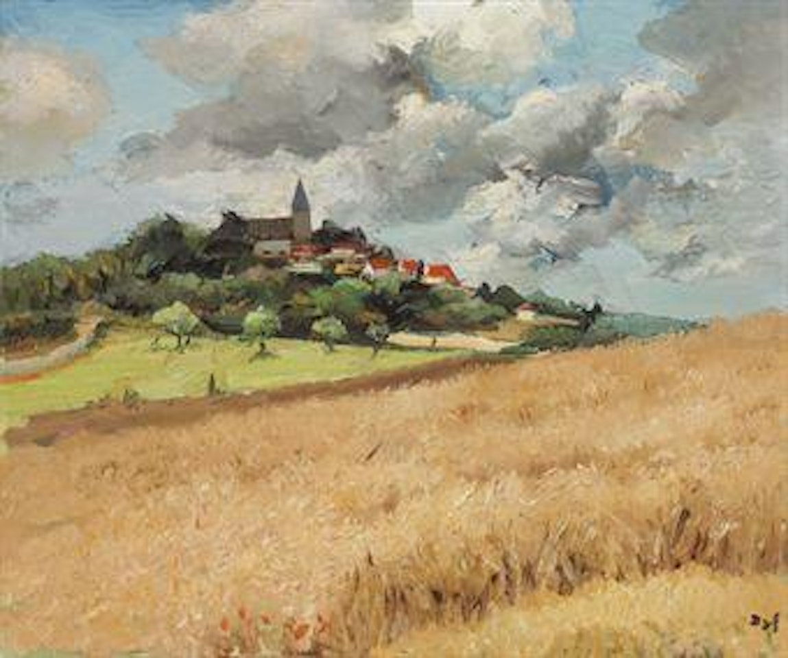 Village de Saint Rémy l'Honoré en Ile de France by Marcel Dyf