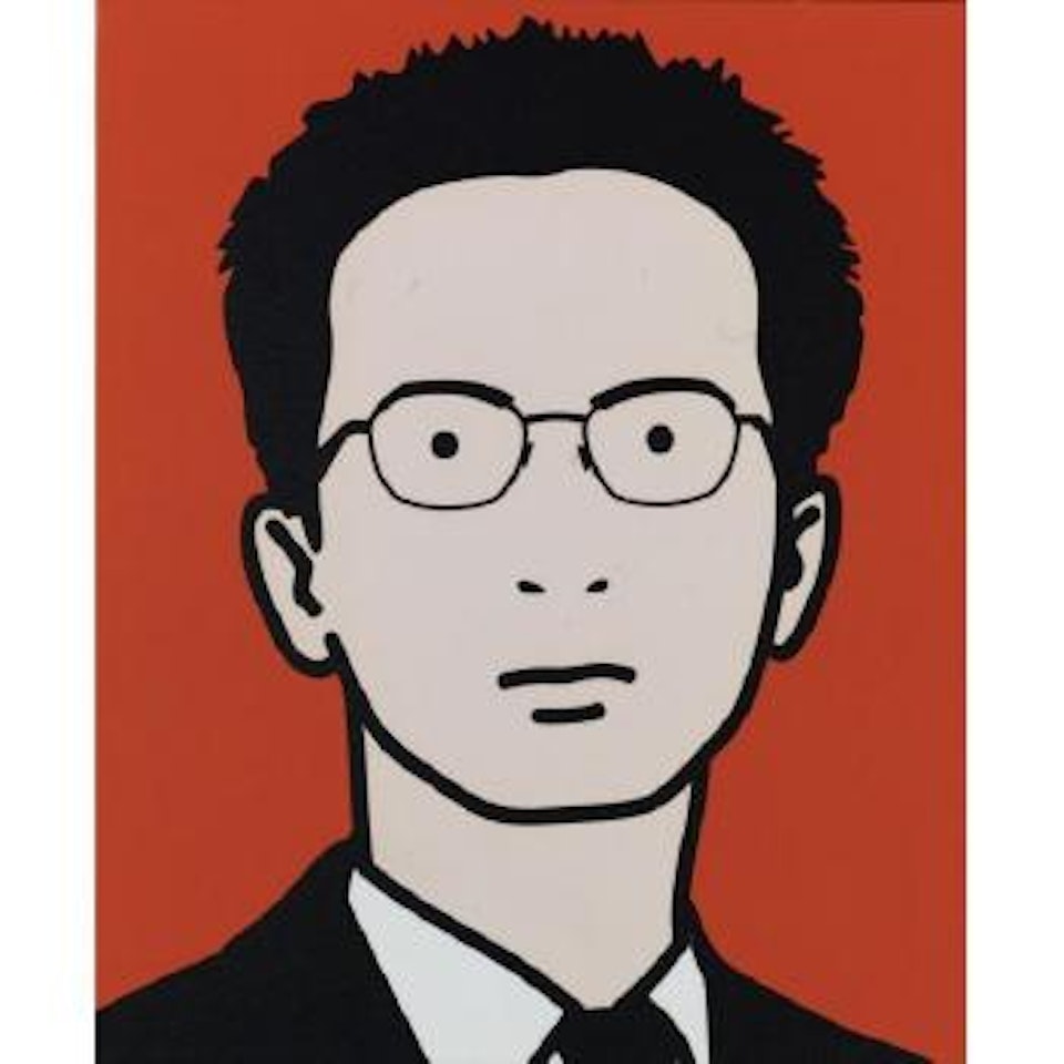 Dino, Gallerist by Julian Opie