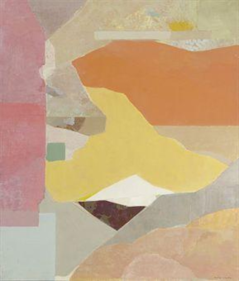 Red and Orange by Kenzo Okada