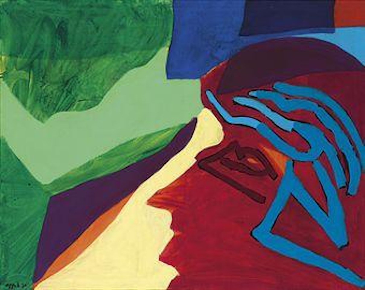 Portrait Painting of John Hultberg by Karel Appel