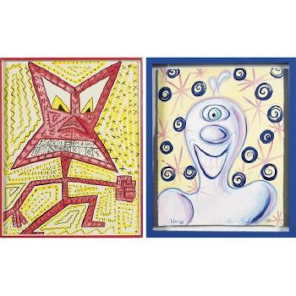 Hapio And Driving Me Crazy (2 Works) by Kenny Scharf