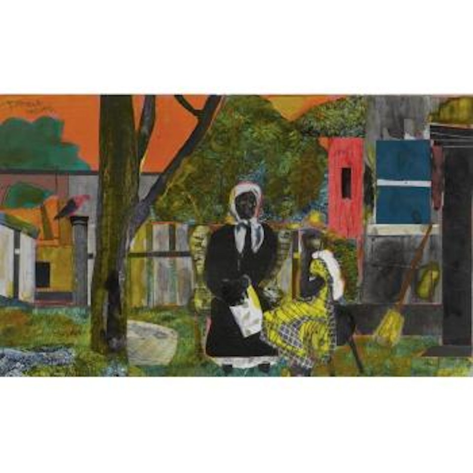 Dreaming About Mrs. Anne & Lulu Belle by Romare Bearden