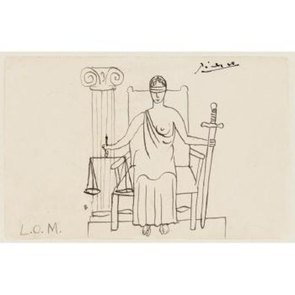 Luc-olivier Merson by Pablo Picasso