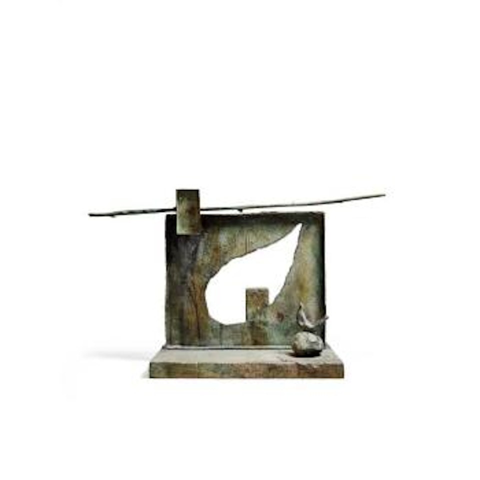 Femme Sur La Place D'un Cimetière by Joan Miró