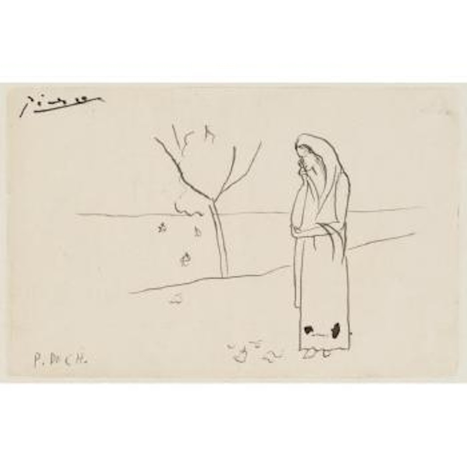 Pierre-Cécile Puvis De Chavannes by Pablo Picasso