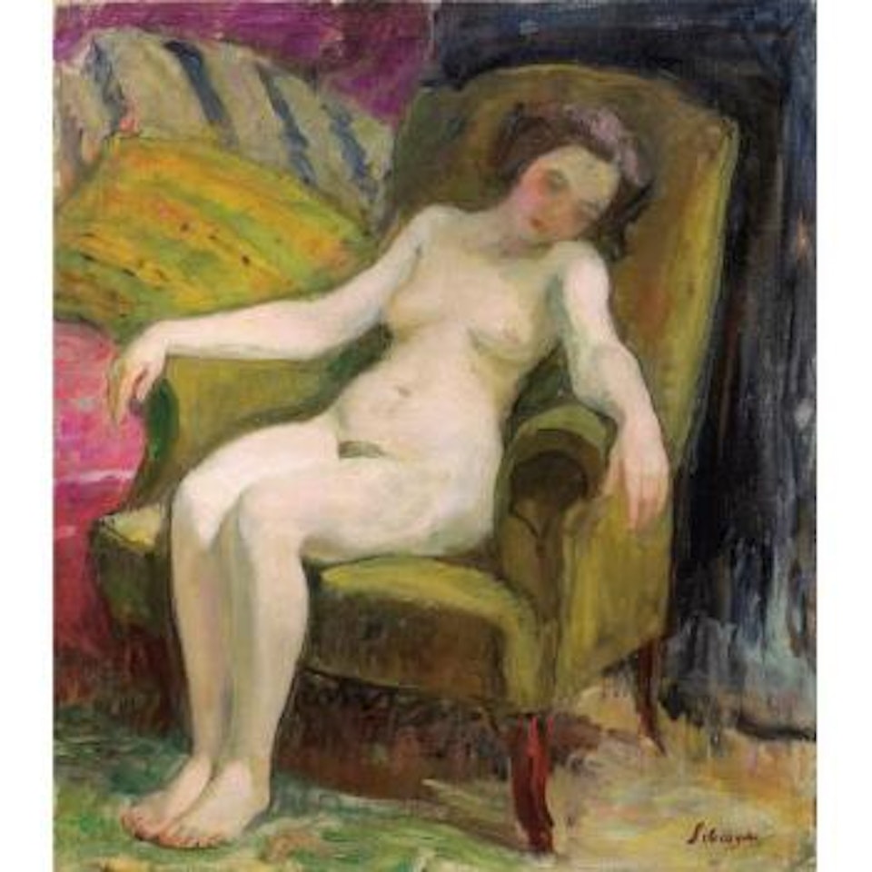 Nu Dans Un Fauteuil by Henri Lebasque