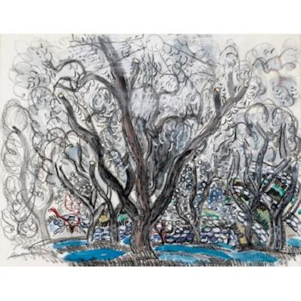 Soleil À Travers Les Oliviers, Vence by Raoul Dufy