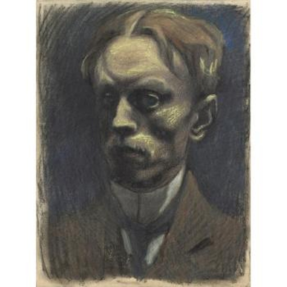 Autoportrait (Recto) Profil D'homme (Verso) by Léon Spilliaert