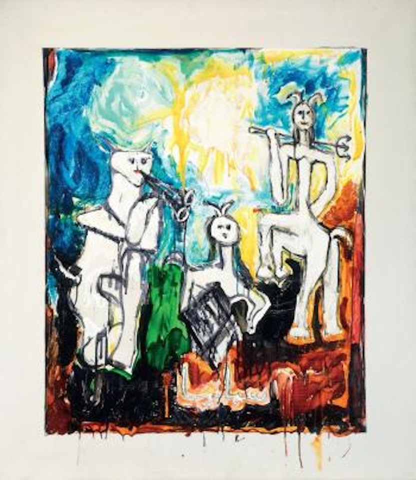 Omaggio a Picasso by Mario Schifano