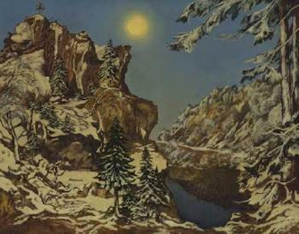 Winterlandschaft by Max Clarenbach