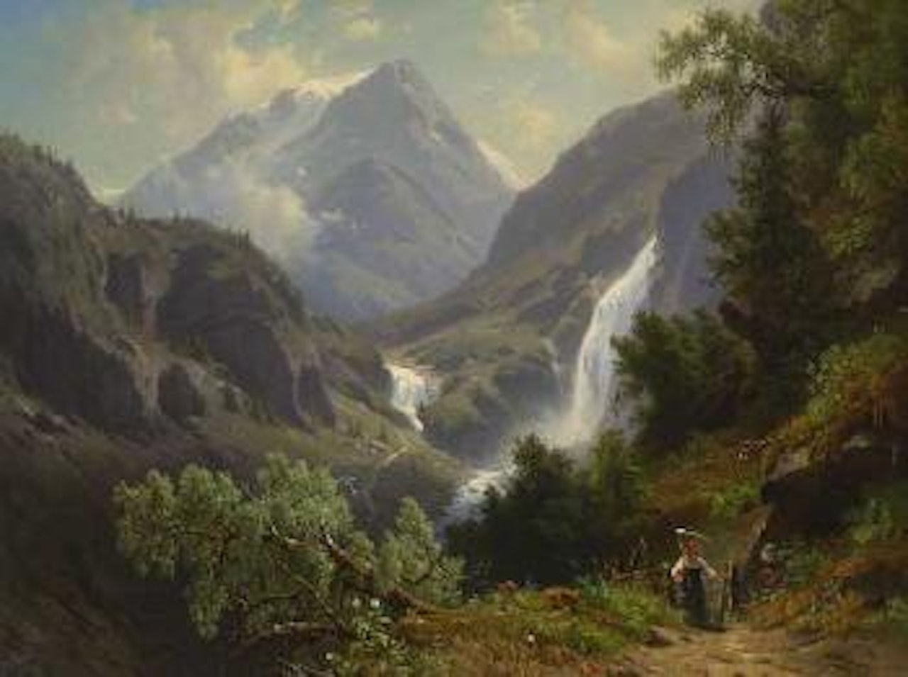 Gebirgslandschaft by Johann Varrone