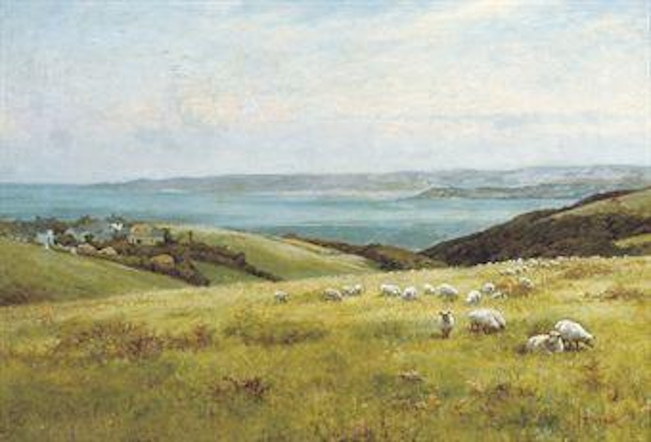 A view to the sea by Edward Wilkins Waite