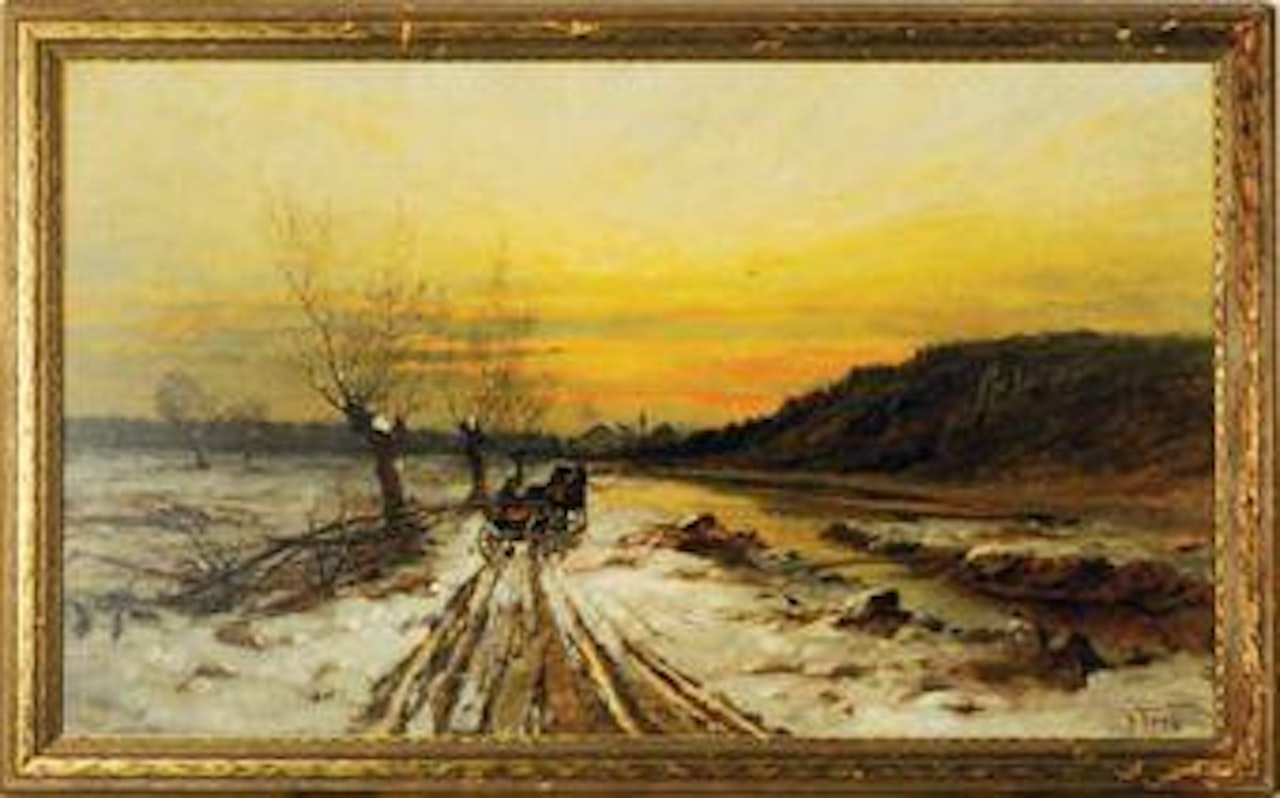 Riding into the sunset by John Fery