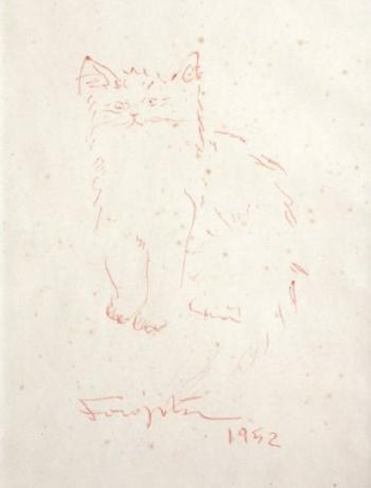 Chat by Leonard Tsuguharu Foujita