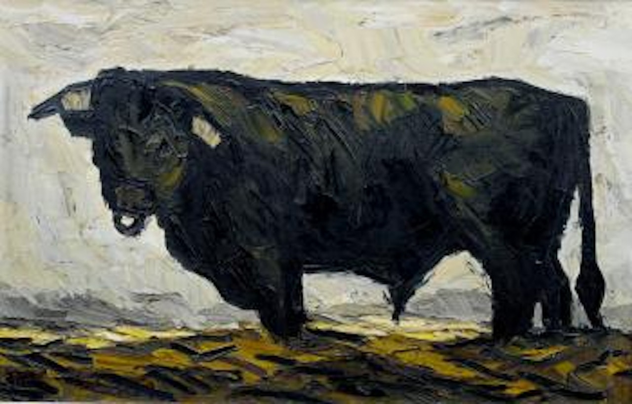 Bull by Kyffin Williams