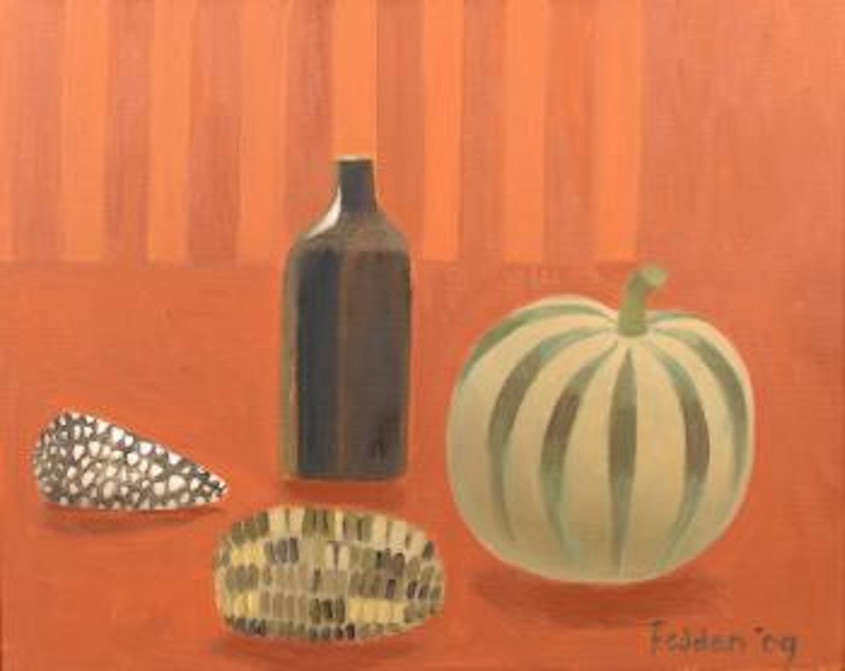 Black bottle by Mary Fedden