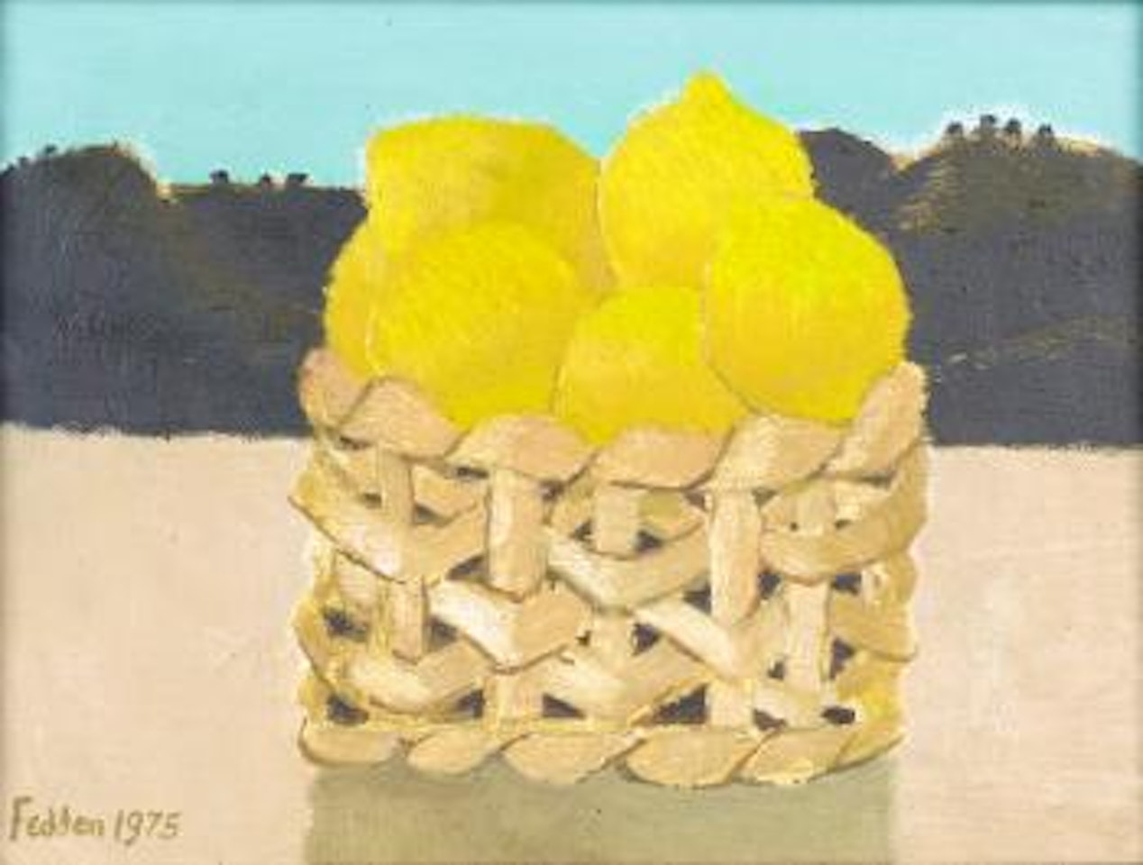 Basket of lemons by Mary Fedden