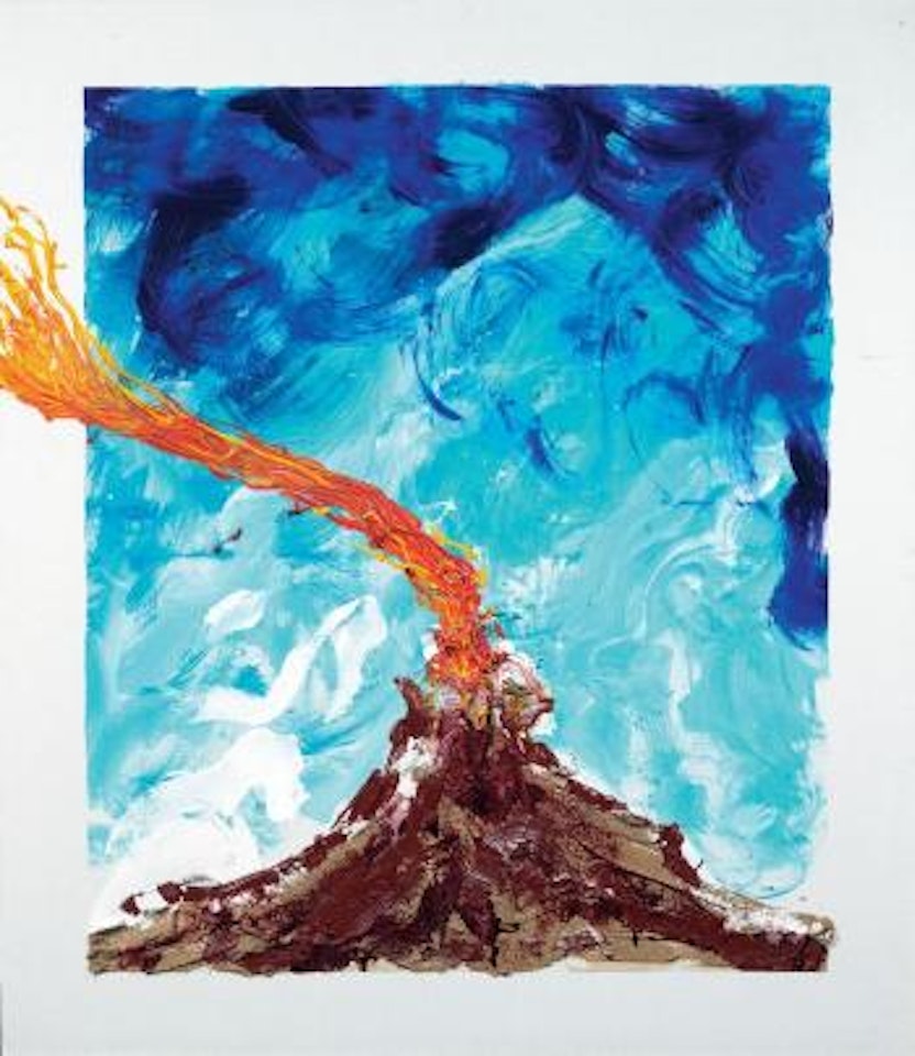 Vulcano by Mario Schifano