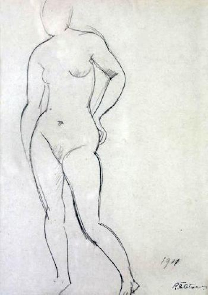 Etude de nu debout by Roger de la Fresnaye