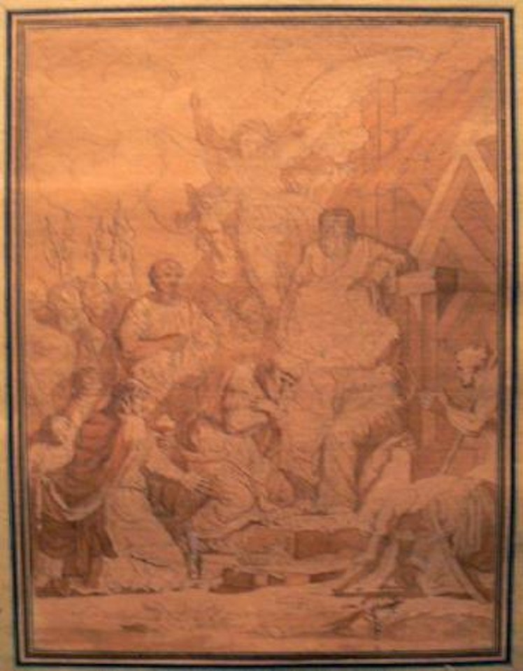 L'adoration des bergers by Louis-Félix de la Rue