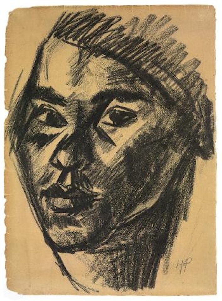 Frauenkopf by Max Pechstein