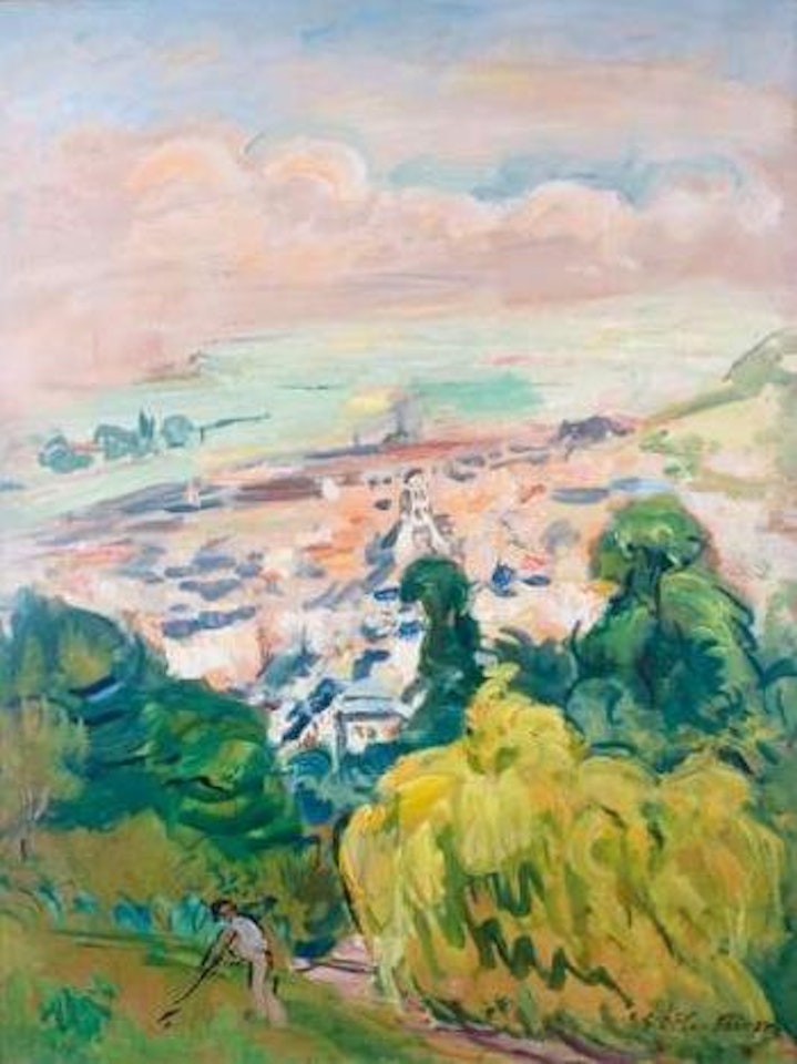 Paysan sur la côte Normande by Othon Friesz