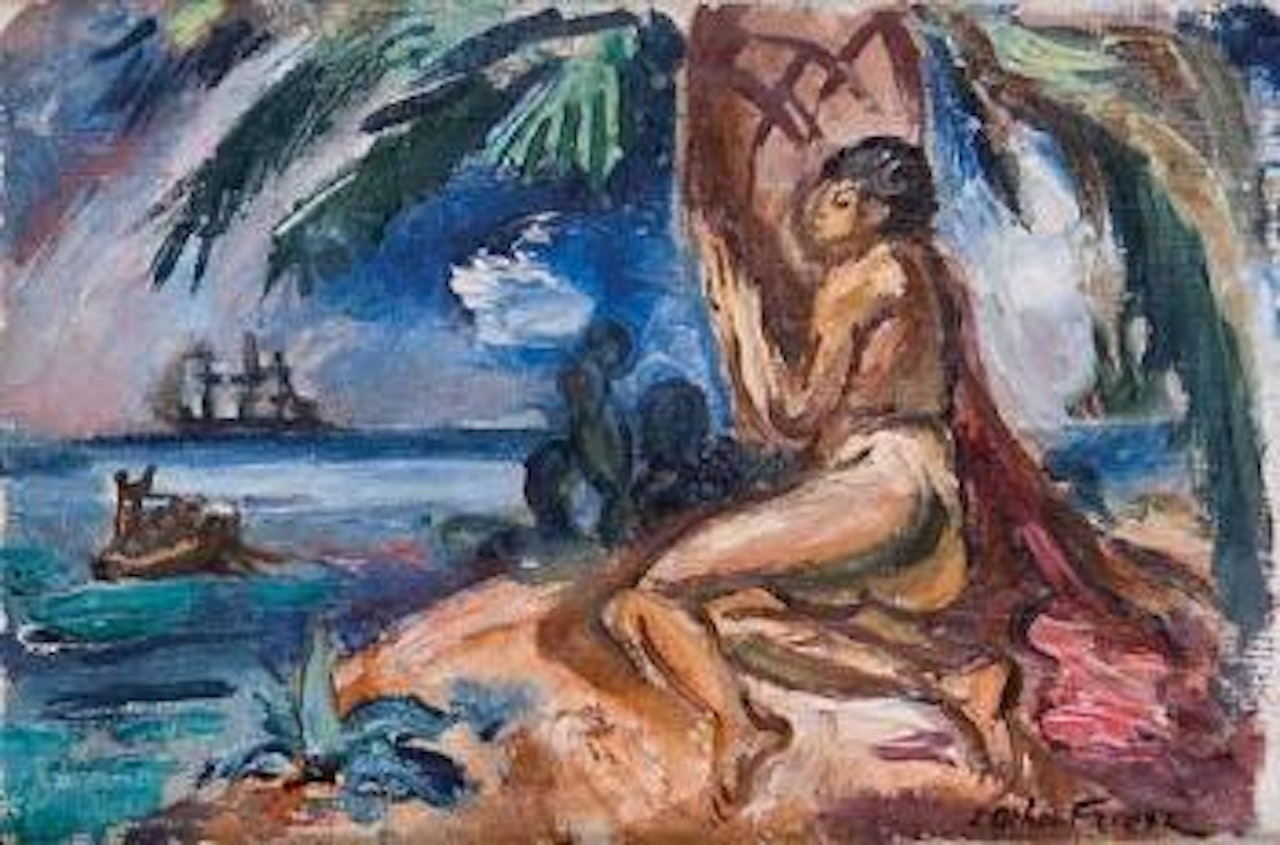 Nu sur une plage du Pacifique by Othon Friesz