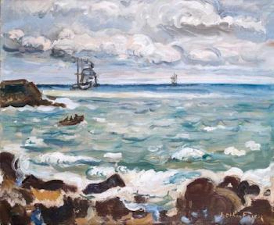 Rocheuse près de Saint-Malo by Othon Friesz