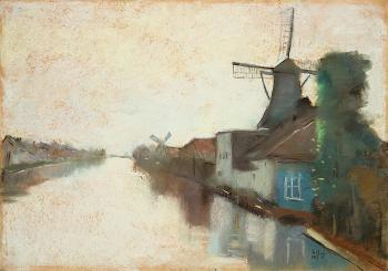 Hollandischer Kanal by Lesser Ury