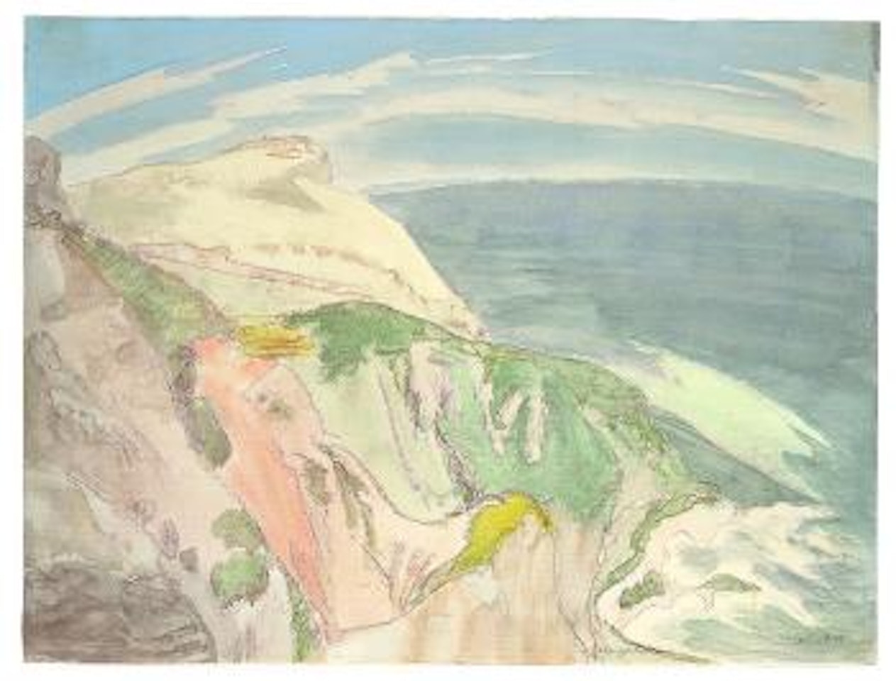 Felsige Kuste by Erich Heckel