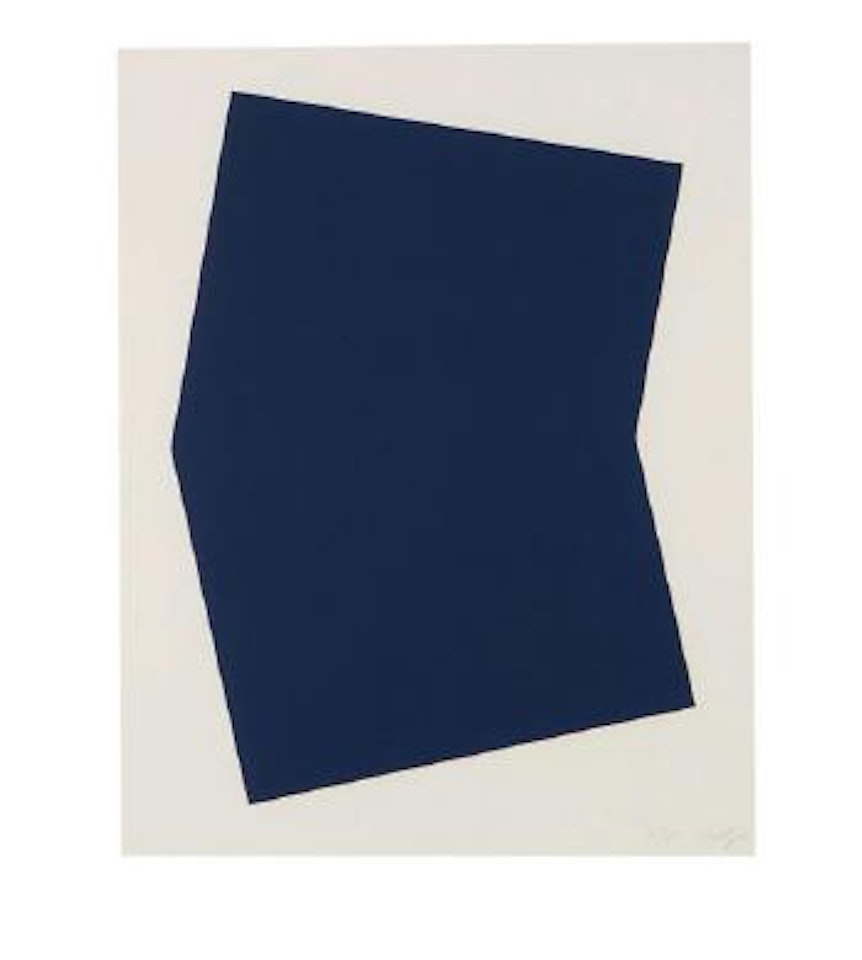 Dark blue by Ellsworth Kelly