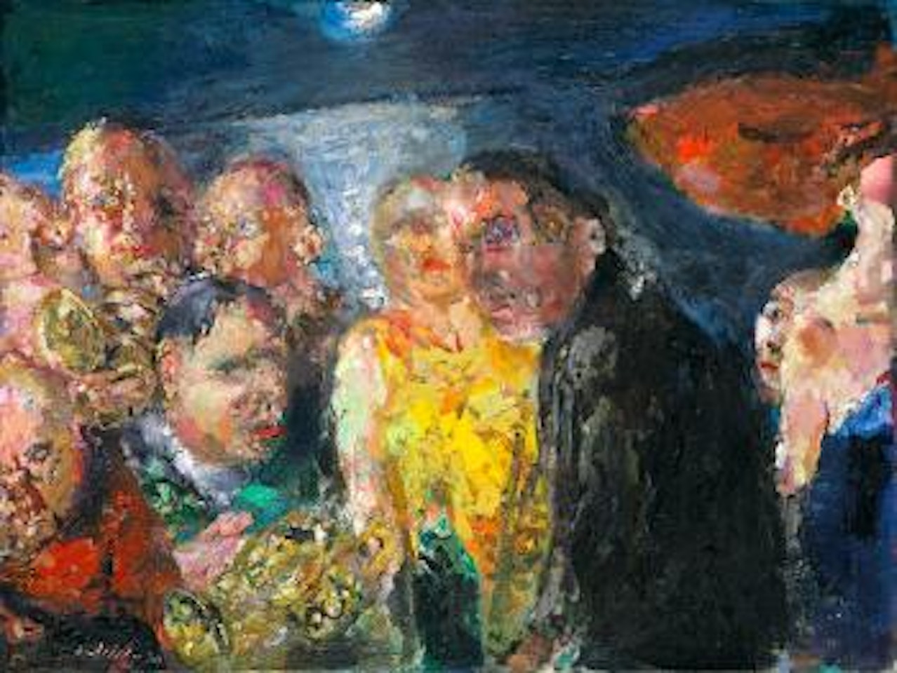 Nachtliches Tompetenkonzert am Gulper See by Bernhard Heisig