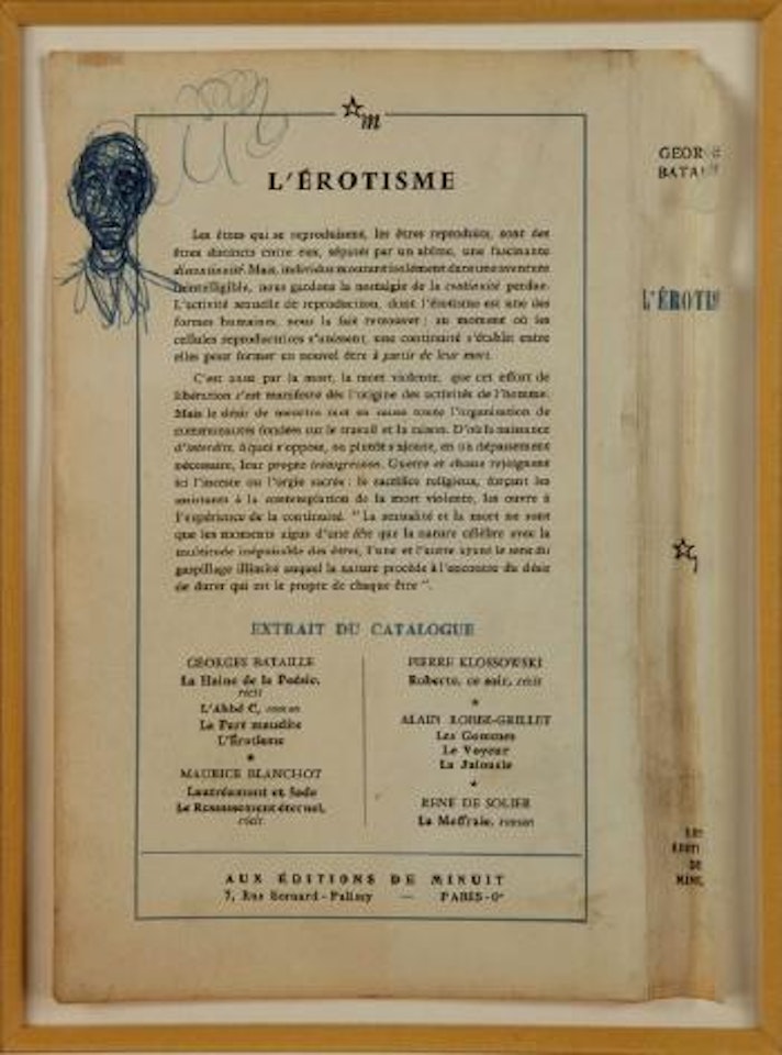 L'erotisme by Alberto Giacometti