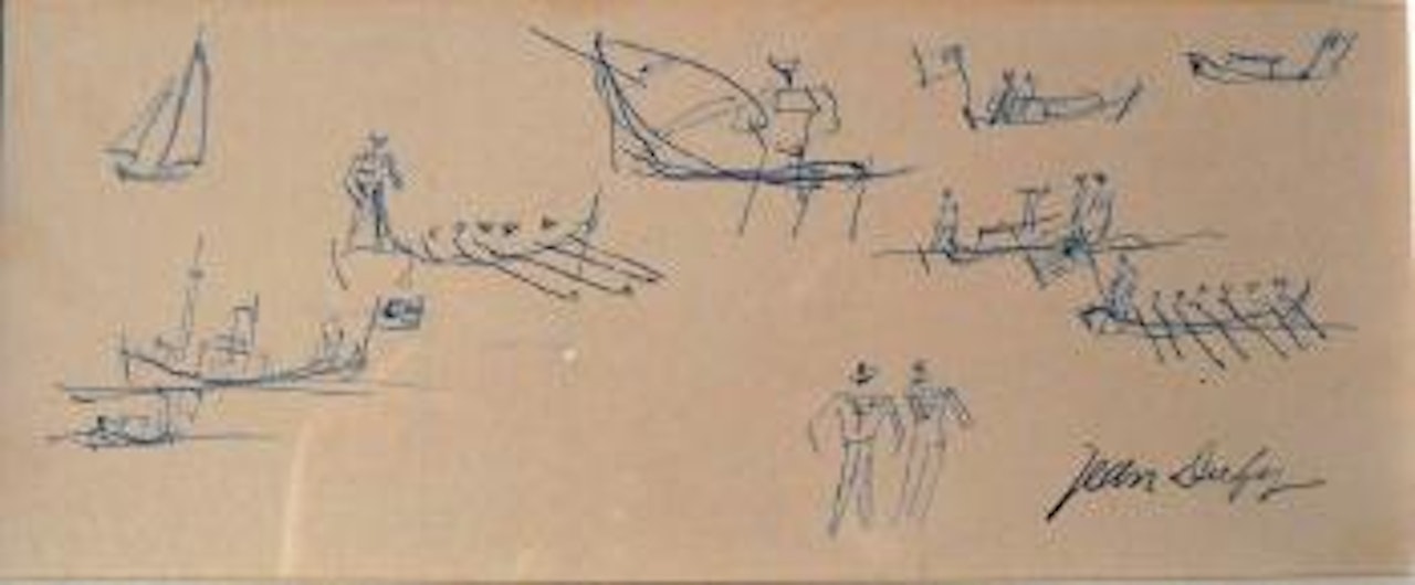 Etude de marins et de navires by Jean Dufy