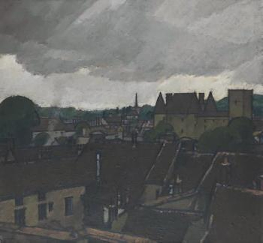 Les toits de Nemours by Bernard Boutet de Monvel