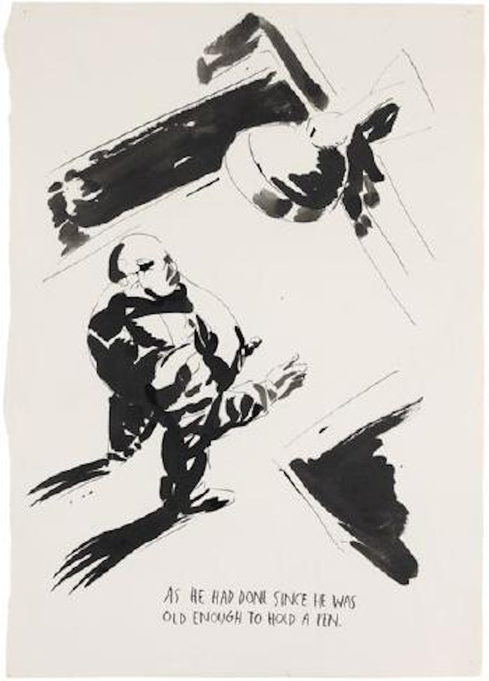 Untitled (As he had done...) by Raymond Pettibon
