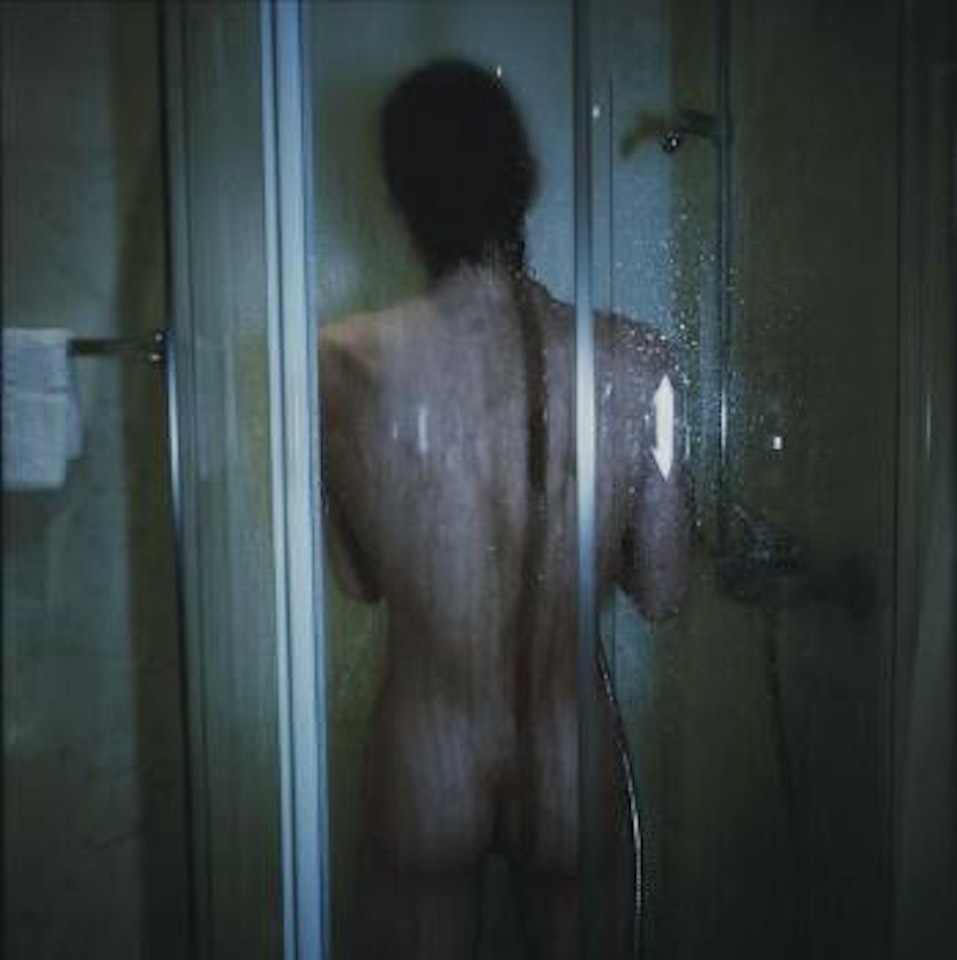 David H. in the Shower, Lausanne by Nan Goldin