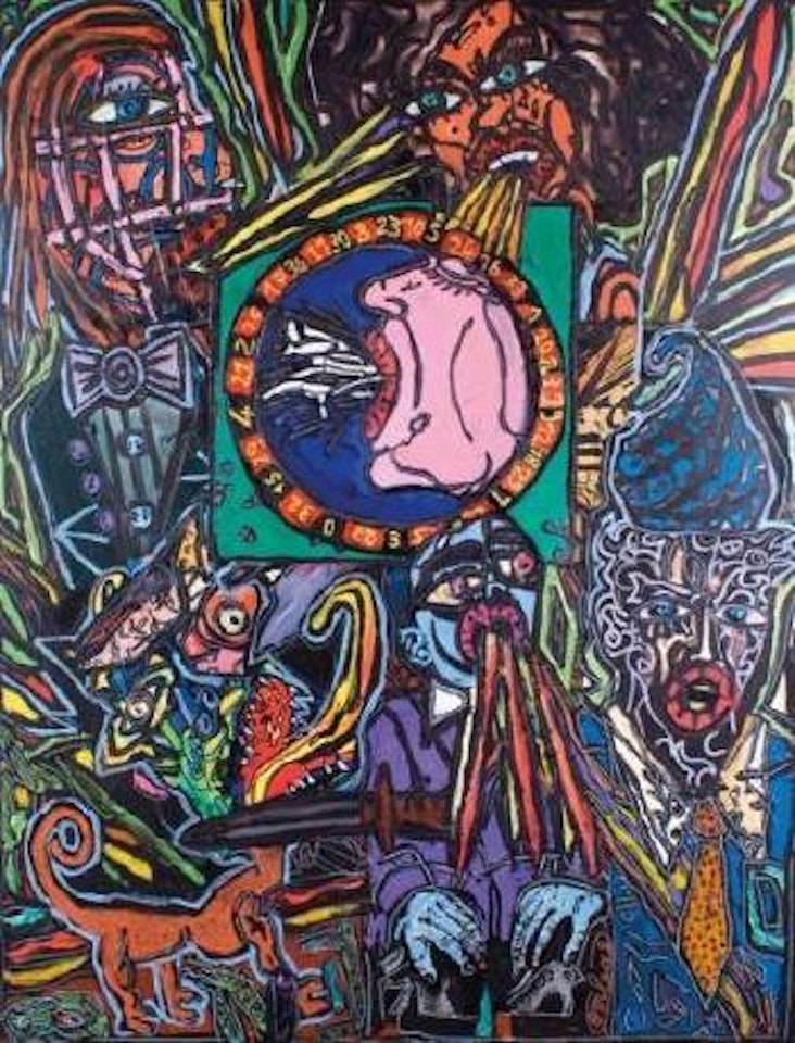 La roue du destin by Robert Combas