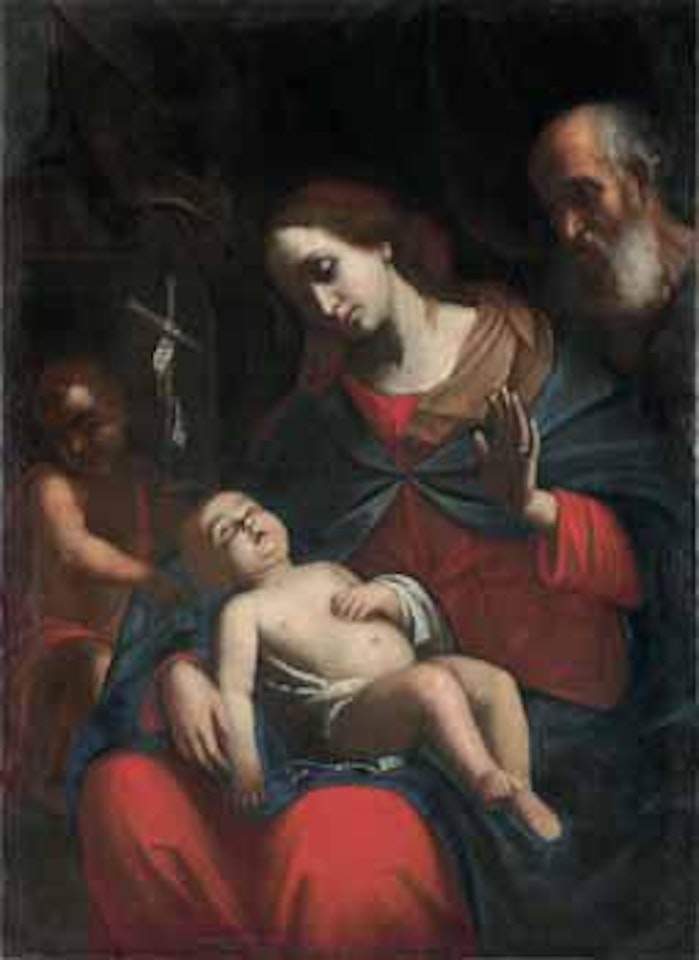 Sacra Famiglia con San Giovannino by BOLOGNESE SCHOOL